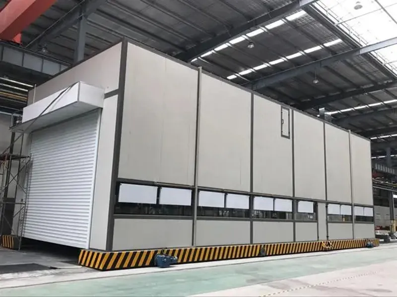 >铸造厂整体移动喷漆房